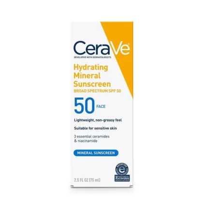 CeraVe hydrating Mineral Sunscreen 75ml USA
