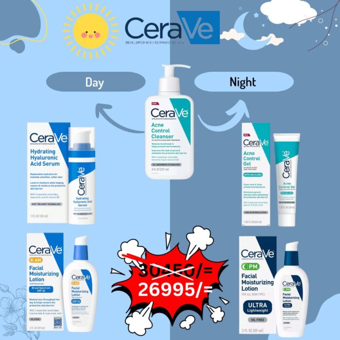 CeraVe ACNE PRONE DAY and NIGHT