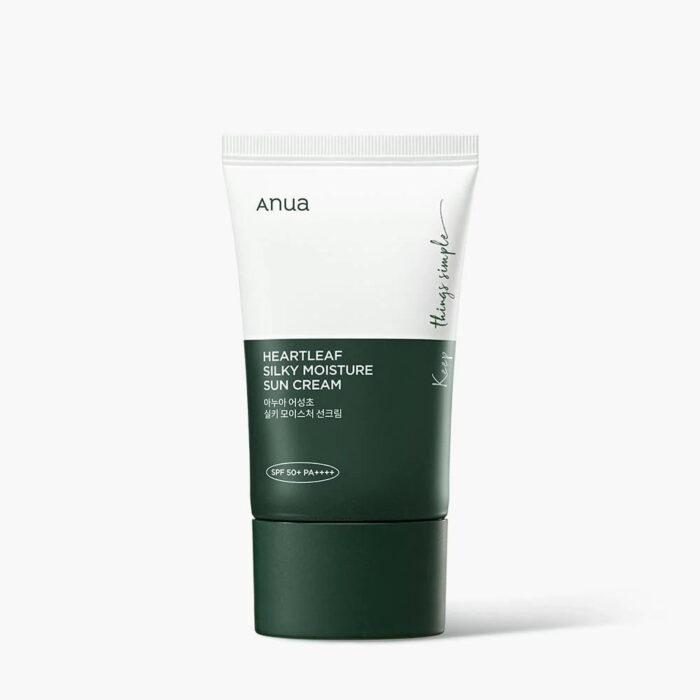 ANUA Heartleaf Silky Moisture Sunscreen SPF 50 -  50ml