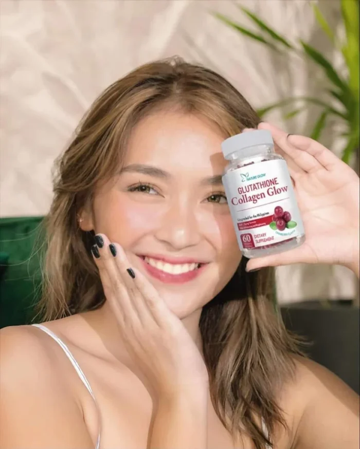 Natural Glow Glutathione Collagen Gummies - Cranberry Flavor - Image 3