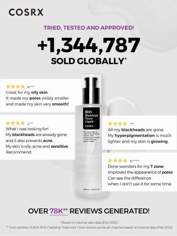 COSRX BHA Blackhead Power Liquid 100ml - Image 7