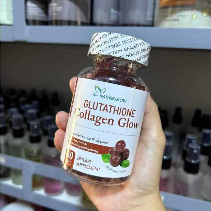 Natural Glow Glutathione Collagen Gummies - Cranberry Flavor - Image 4