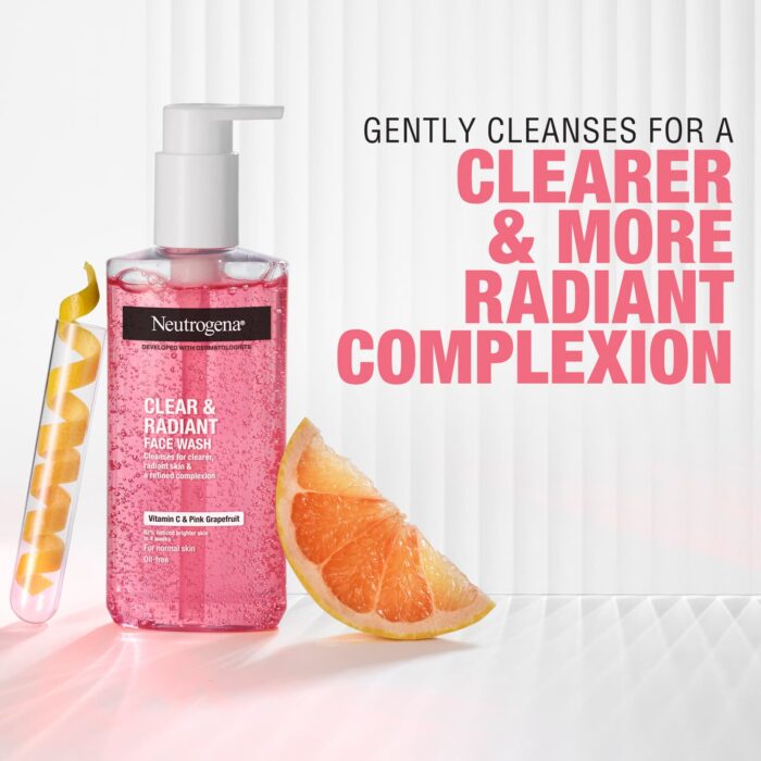 Neutrogena Clear & Radiant Face Wash with Vitamin C - Image 2